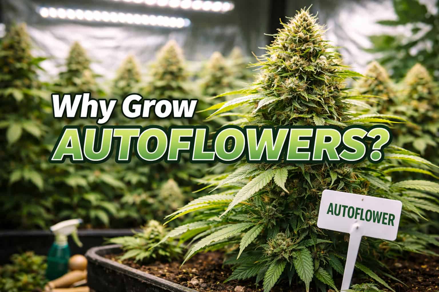 Why Grow Autoflowers? Benefits of Autoflower Cannabis Seeds